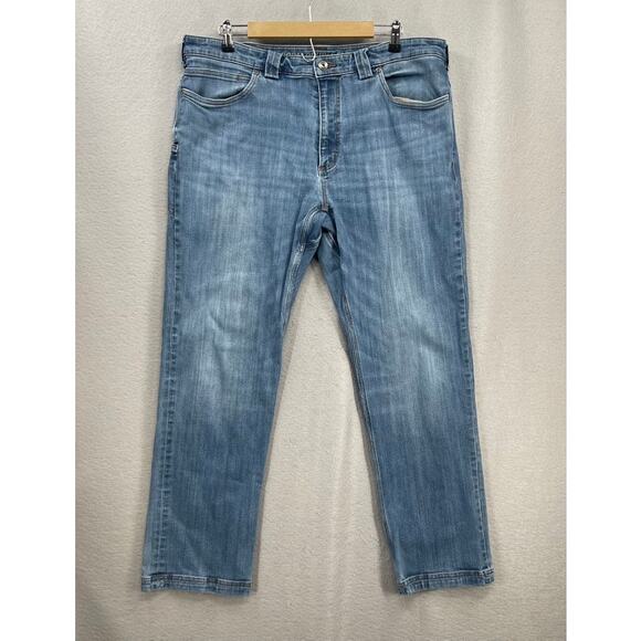 Duluth Trading Jeans Mens 40x30 Ballroom Double Flex Standard Fit Straight Denim - Picture 1 of 16